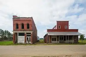 Unused buildings in Petroleum