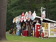 Roadside petroliana along New Hampshire Route 116