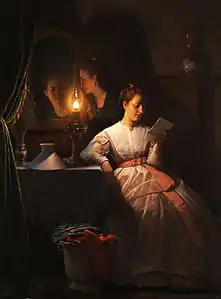 Petrus van Schendel, Der Liebesbrief, by 1870