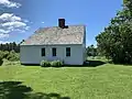 The rear (northern side) of the house