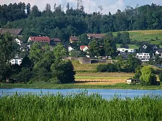 Bürglen drumlin in Irgenhausen where the Roman Irgenhausen Castrum is situated