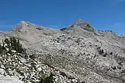 Pfeifferhorn as seen from the south side of the Lone Peak Ridge above the Dry Creek trail