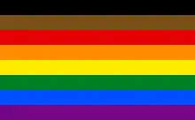 Eight-color pride flag