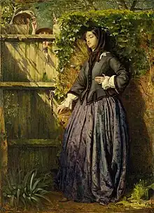 Philip Hermogenes Calderon's Broken Vows with the iris at lower left