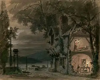 Image 67Set design for Act IV of Rigoletto, by Philippe Chaperon (restored by Adam Cuerden) (from Wikipedia:Featured pictures/Culture, entertainment, and lifestyle/Theatre)