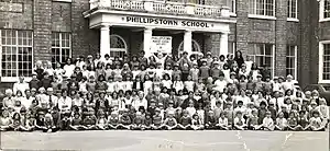 Phillipstown School in 1977