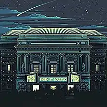 The American Theater in St. Louis, at night