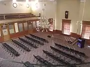 On the fourth floor of the Arizona State Capitol Museum you can look down into the original House of Representatives from the gallery.