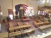 On the fourth floor of the Arizona State Capitol Museum you can look down into the original House Chamber from the gallery.