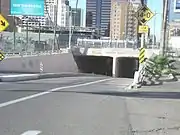 The Central Avenue Underpass was built in 1940 and is located on Central Avenue just south of Madison Street in downtown Phoenix. The above bridge was originally built for the ATSF railway. It was listed in the Phoenix Historic Property Register.