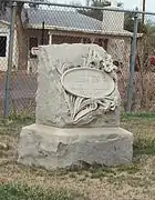 Grave of John Wesley Williams (1836–1912) and Manda W. Williams (1856–1934). John and Manda (Amanda) were the owners of a large farm. They established the cemetery in their property.