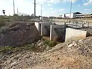 The other side of the overflow release on the Grand Canal