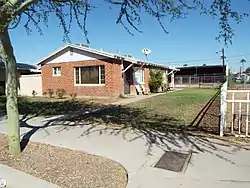 Part of the Calvin and Georgie Goode Duplex House (5010) where the Ragsdale;s once resided.