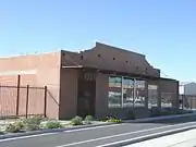 The Modern Food Market  building was built in 1948 and is located at 1737 E. Washington Avenue. This property is recognized as historic by the Asian American Historic Property Survey of the City of Phoenix.