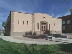 The Indian School Band Building built in 1931 and located in the compounds of Phoenix's Steele Park in 300 E. Indian School Rd. It was listed in the National Register of Historic Places on May 31, 2001, ref. #01000521.