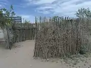 Made from mesquite, these kitchens were used by the O'odham people, believed to be descendants of the Hohokam, in the 1600s.