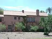 The Rancho Joaquina House was built in 1900 and is located at 4630 E. Cheery Lynn Rd. Listed in the National Register of Historic Places in 1984. Reference number 84000786.