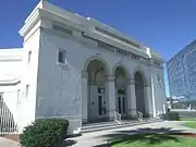 The Roosevelt Community Church was built in 1925 and was originally called the "First Church of Christ Scientist". It is located at 924 N. 1st Street and was listed in the National Register of Historic Places on August 10, 1993, reference #93000745.