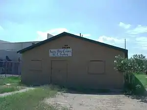 A different view of the historic Santa Rita Center.