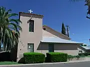 The Sunnyslope Presbyterian Church was founded in 1927 in Sunnyslope. The structure was built in 1949 and is located at 9317 N 2nd Street, in the Sunnyslope District of Phoenix. The church is listed in the Phoenix Historic Property Register.