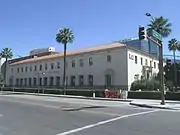 Different view of The U.S. Post Office/Federal Building, which was built 1932–1936 which is located at 522 N. Central Avenue. The building was listed in the Phoenix Historic Property Register in October 1990. It was listed in the National Register of Historic Places on February 10, 1983, reference #83002993.