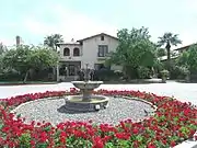 The Walter Strong House was built in 1929 and is located at 2501 E. Baseline Road. The property was listed in the Phoenix Historic Property Register in March 1993.