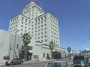 Different view of Westward Ho Hotel. The Westward Ho Hotel was built in 1928 and is located at 618 N. Central Avenue. It was listed in the National Register of Historic Places on February 19, 1982. ref. #82002082.