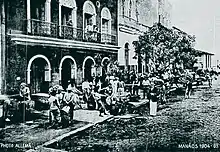 Commercial center of Manaus in 1904.