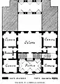 Plan of the Palace in 1938, with new and original parts as described by Mario Labò