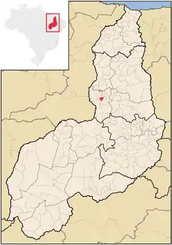 Location in Piauí  state