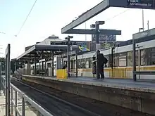 The platform at Pico station