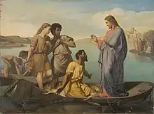 Painting by H. Picou, 1850s (first miracle)