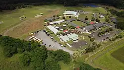 Image showing an aerial view of the school in 2022.