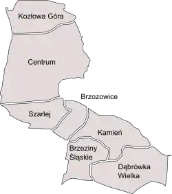 Location of Piekary Śląskie