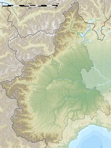 Piedmontese Civil War is located in Piedmont