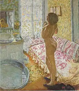 Desnudo a contraluz (1908), by Pierre Bonnard, Royal Museums of Fine Arts, Bruselas