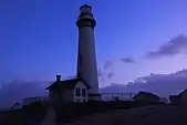 Pigeon Point Lighthouse at blue hour