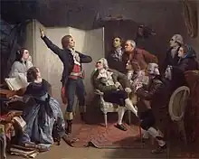 Rouget de L'Isle Singing La Marseillaise, 1849