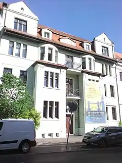 Main elevation on the street