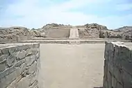 Pyramid with ramp