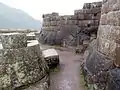 Structures in the urban sector of the Inca complex at Pisac