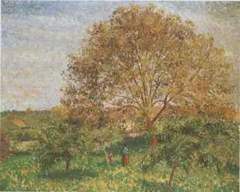 Large Walnut Tree in the Spring, Éragny, 1894