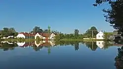 Pond in the centre of Pístina