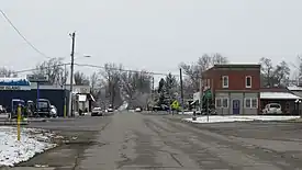 Looking south along Pittsford Road