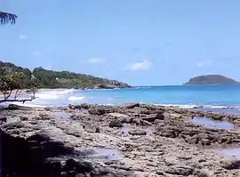 Clugny Beach at Sainte-Rose