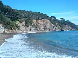 Les Bonnettes Beach, in Le Pradet