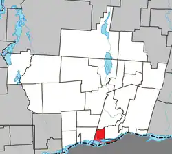 Location within Papineau RCM