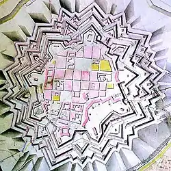 Plan of the fortress at 1808