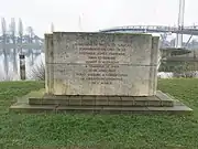 Memorial in the Jardin des Deux-Rives, Strasbourg