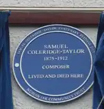 Plaque in Croydon